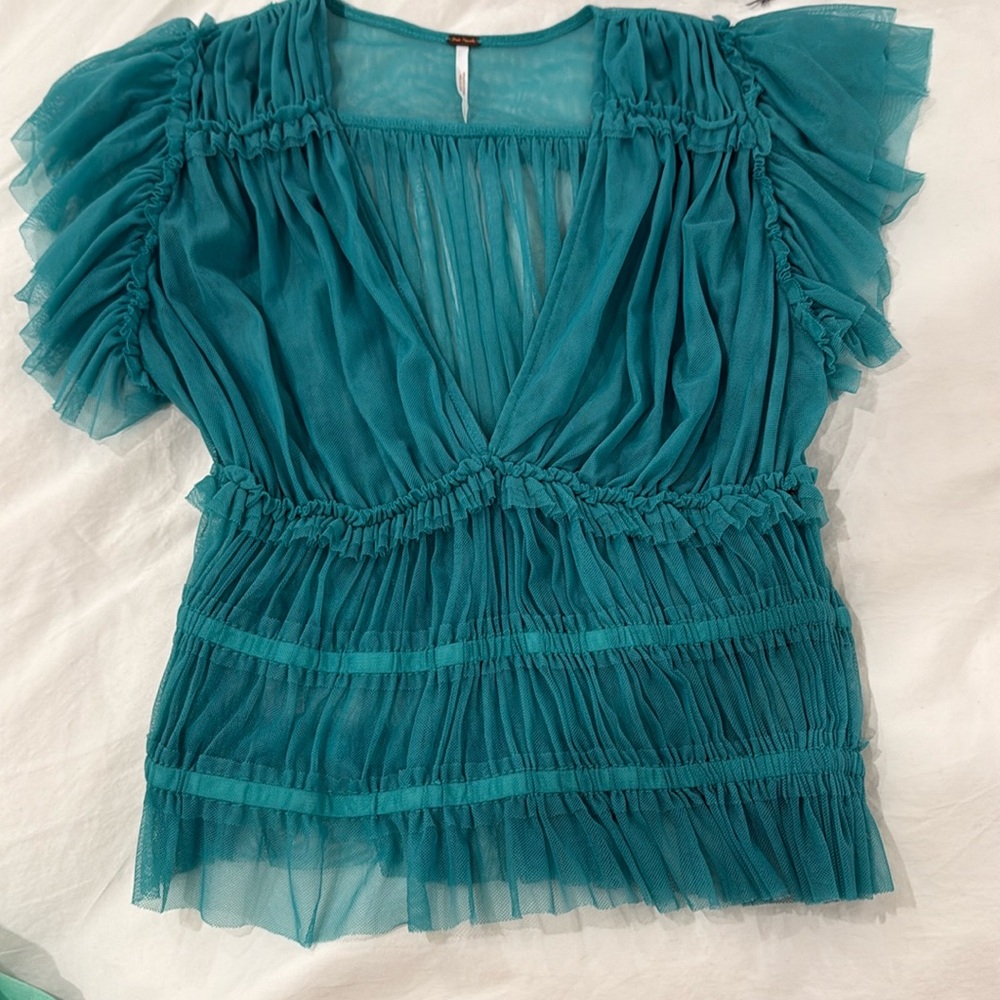 Free people tulle top